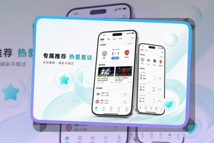爱游戏 App使用说明,赛程让入口更醒目 页面展示